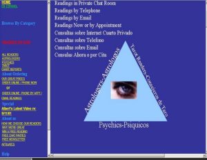 Psychic Website 2001