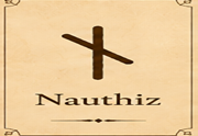 Nauthiz rune symbol ᚾ meaning