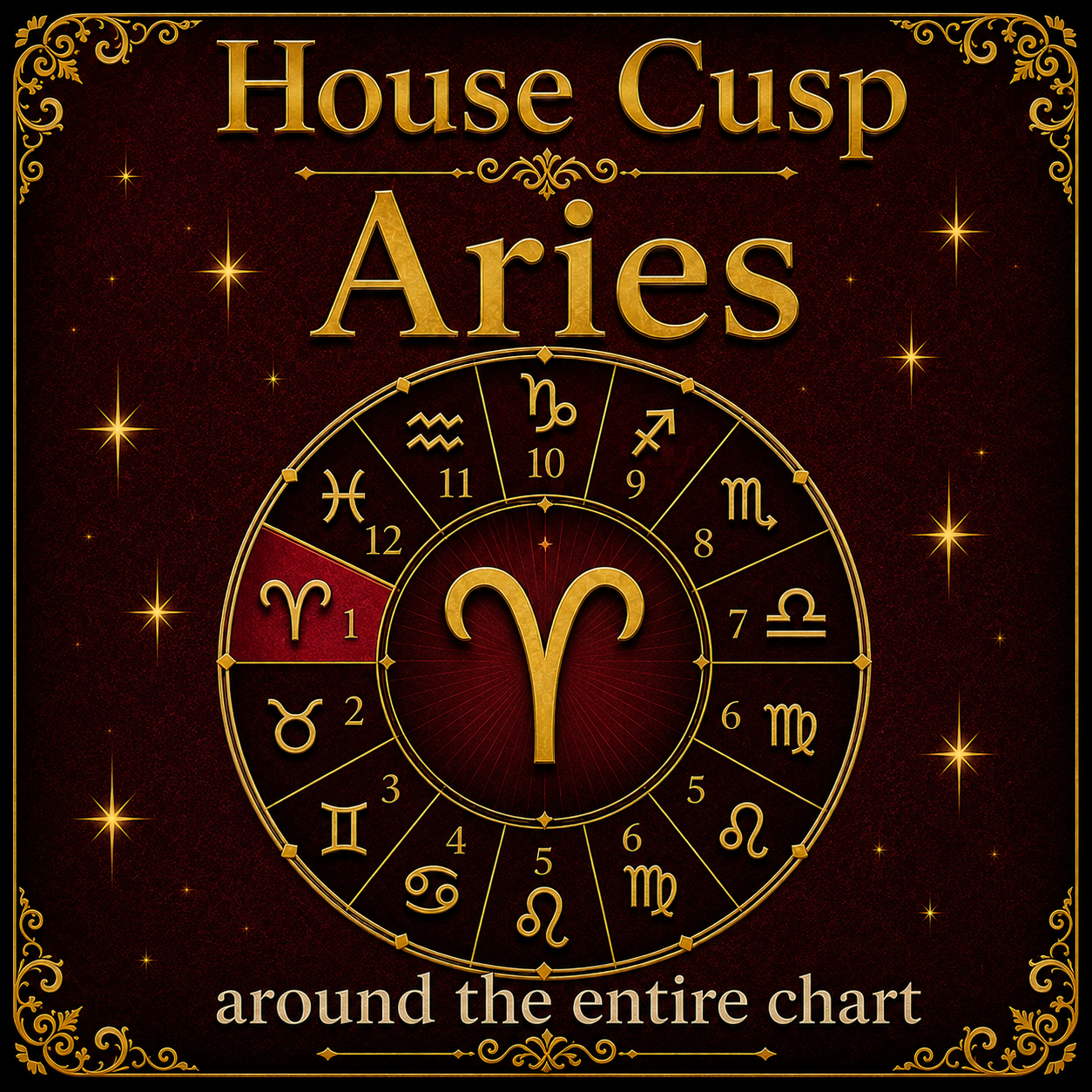 Aries Through the Houses