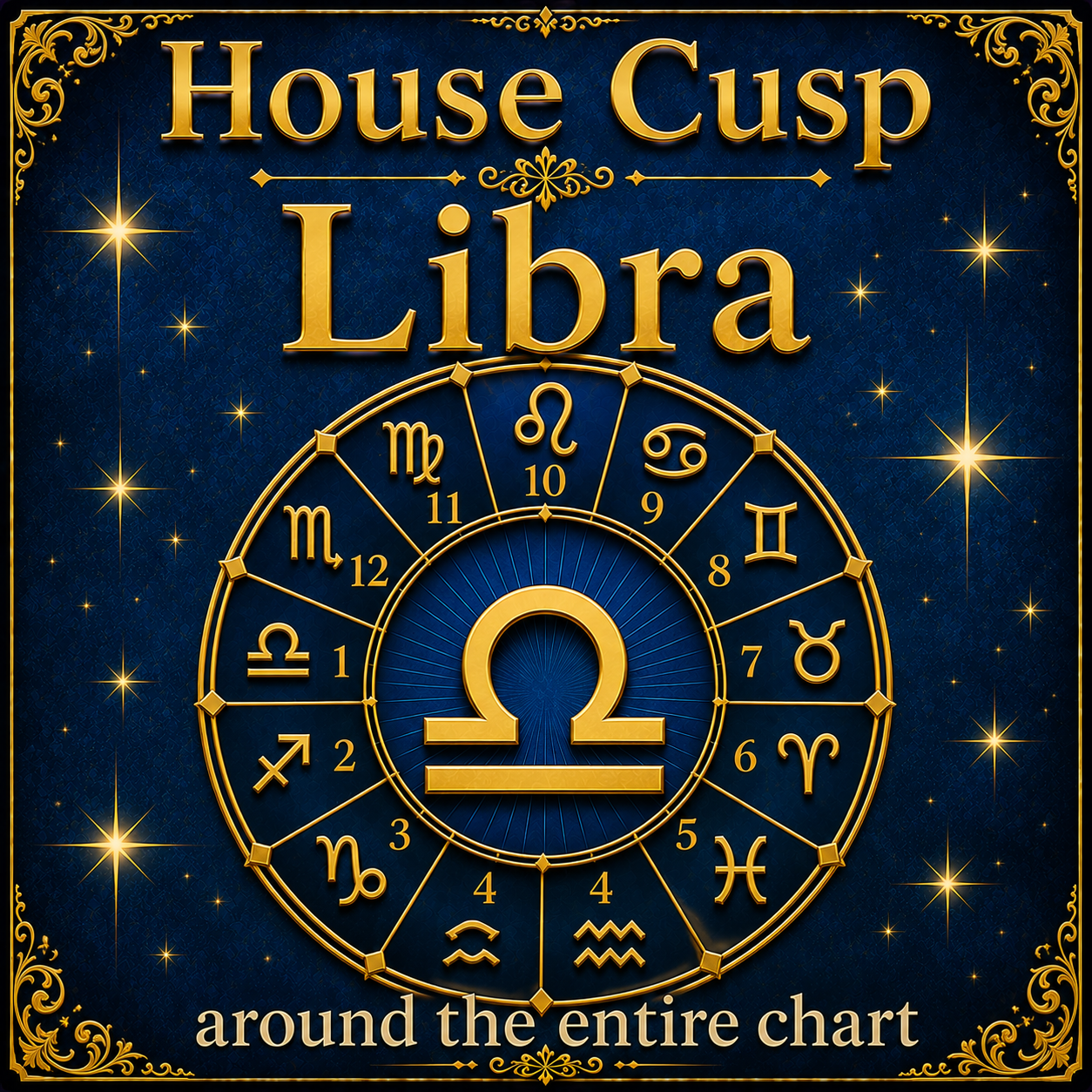 Libra Through the Houses
