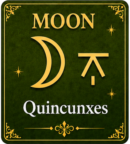Moon Quincunxes