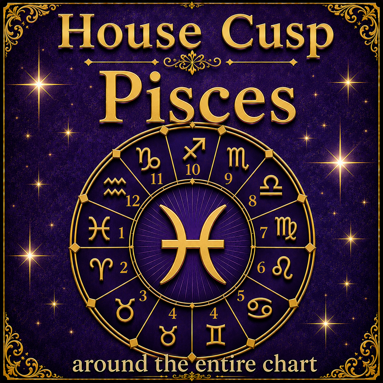 Pisces Through the Houses