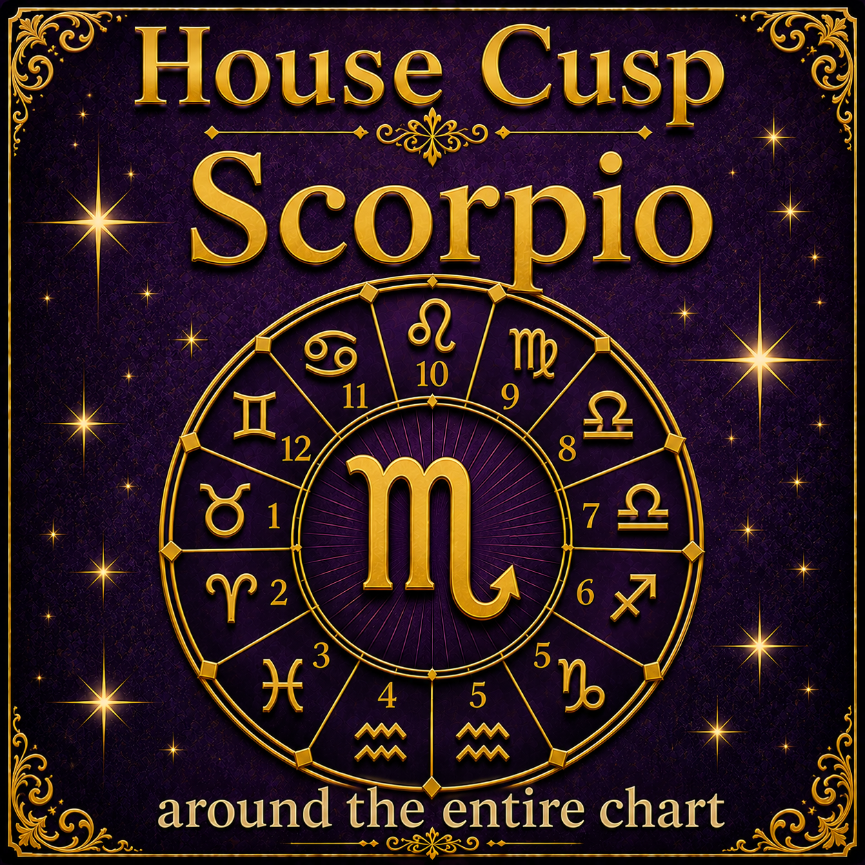 Scorpio Through the Houses