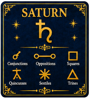 Saturn Aspects in Astrology