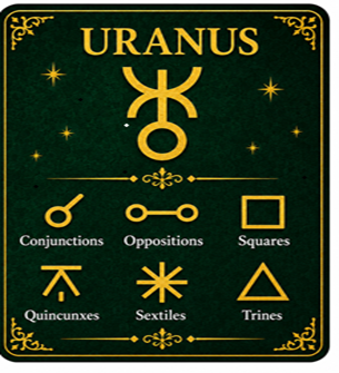 Uranus Aspects in Astrology