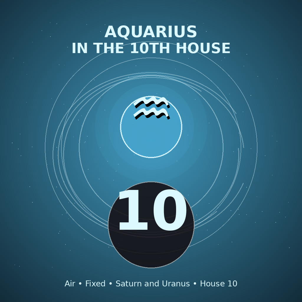 Aquarius in the 10th House