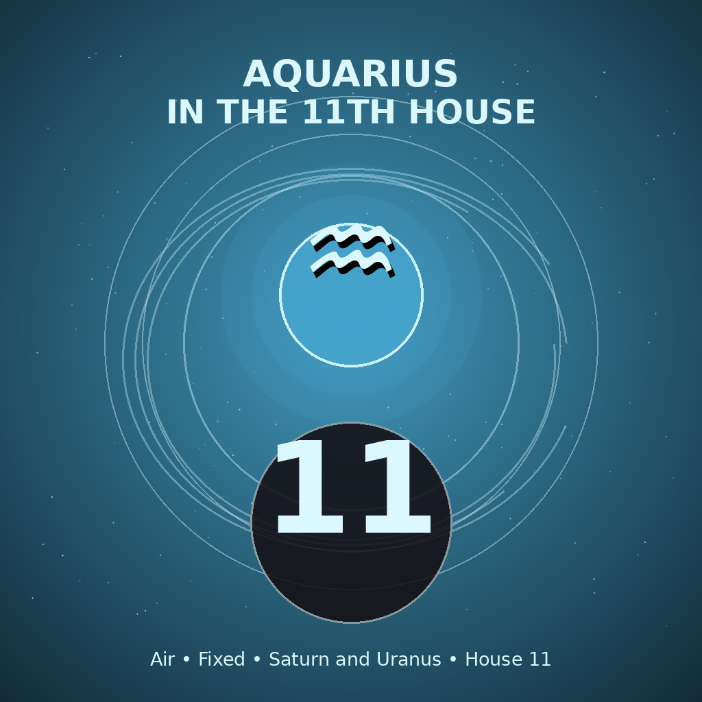 Aquarius in the 11th House
