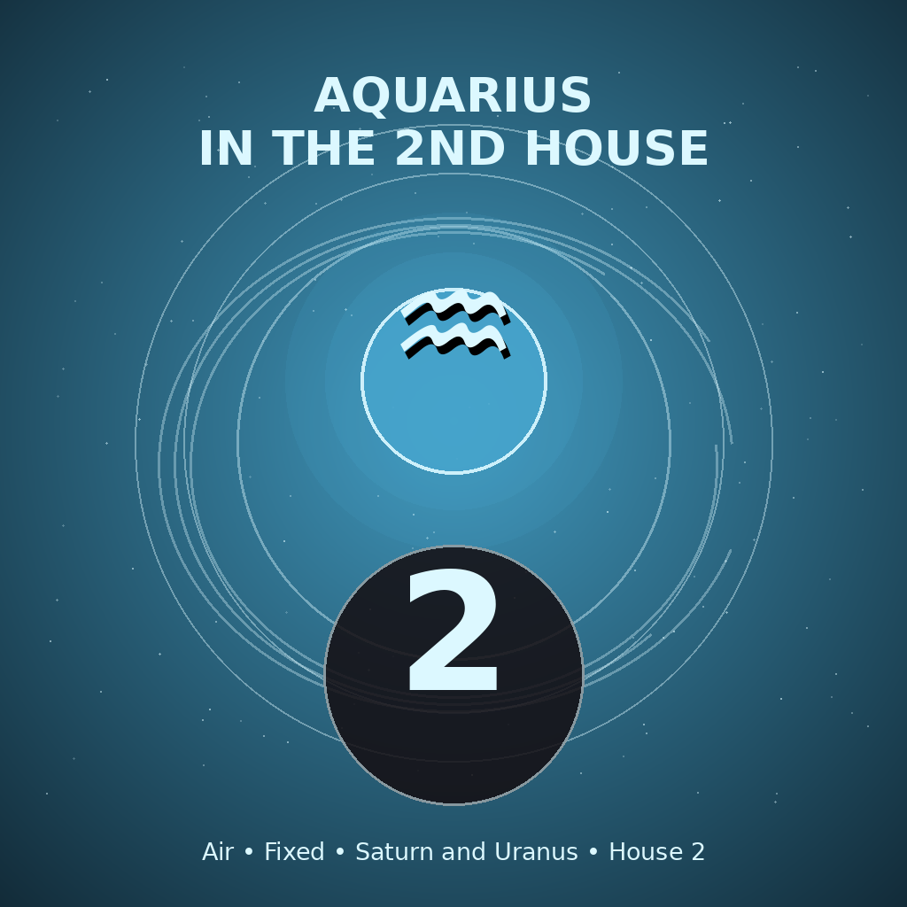 Aquarius in the 2nd House
