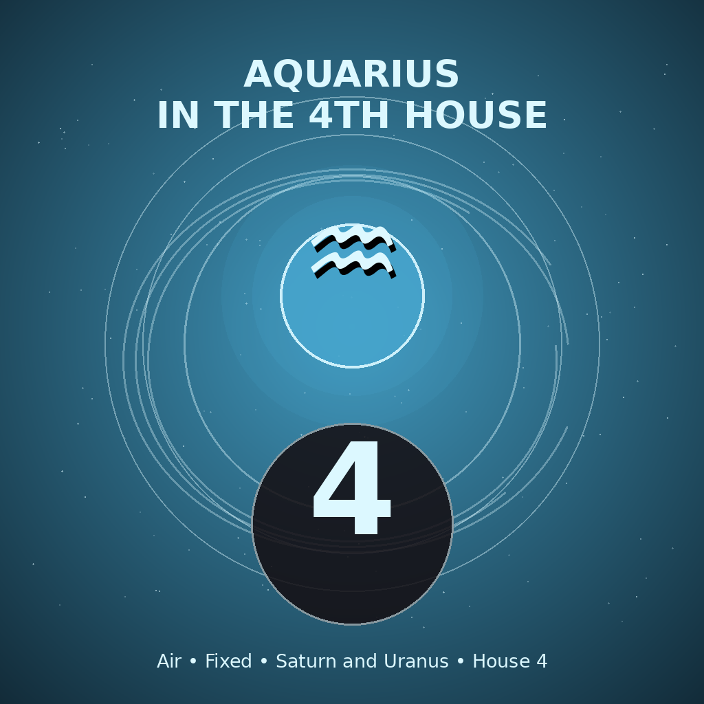 Aquarius in the 4th House