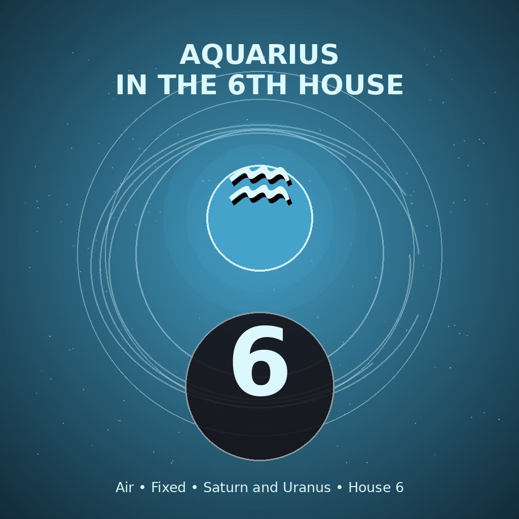Aquarius in the 6th House
