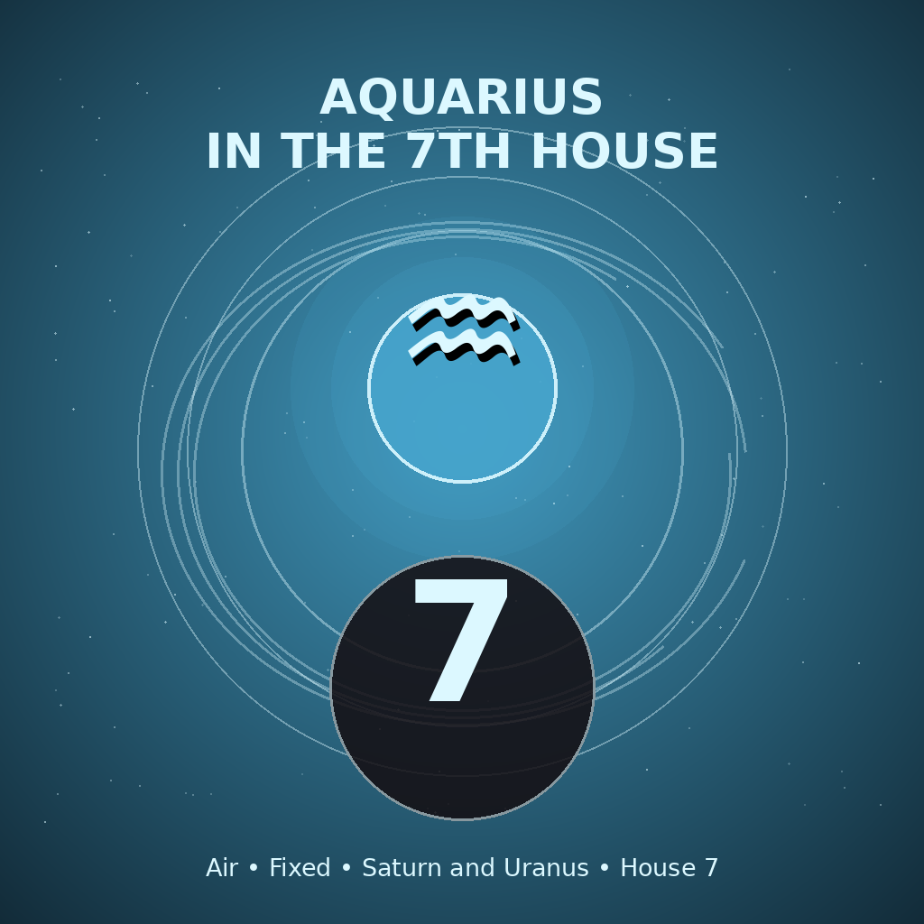 Aquarius in the 7th House