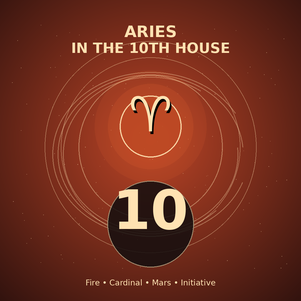 Aries in the 10th House