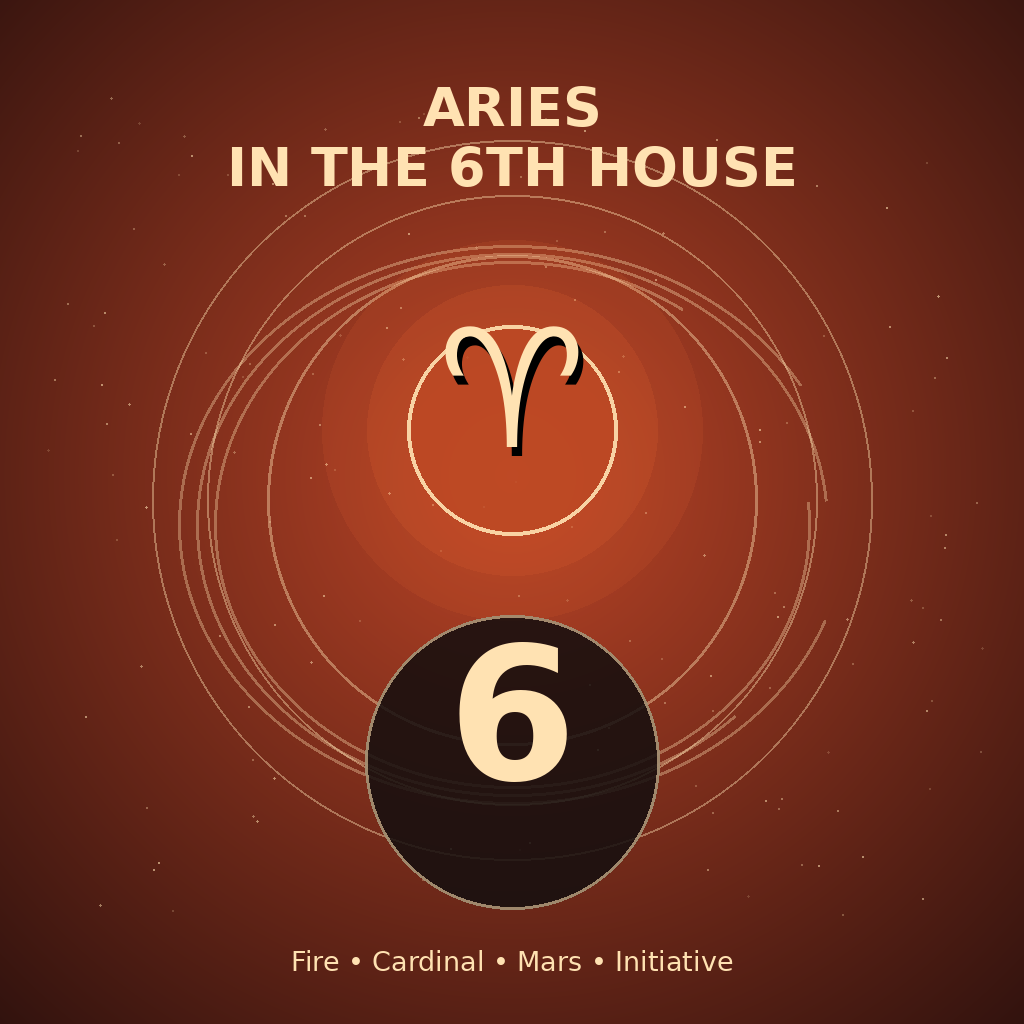 Aries in the 6th House