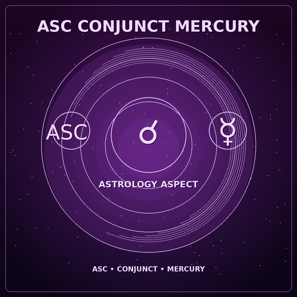 Ascendant Conjunct Mercury