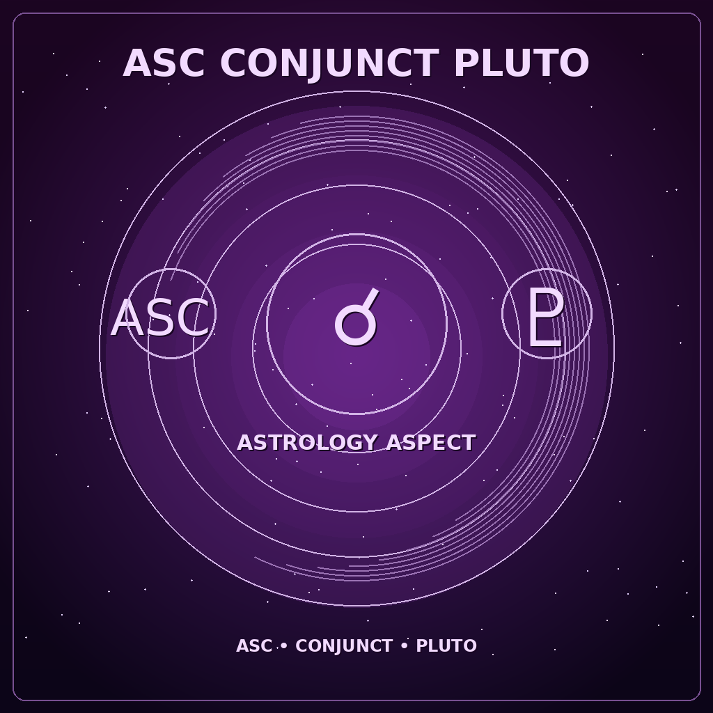 Ascendant Conjunct Pluto