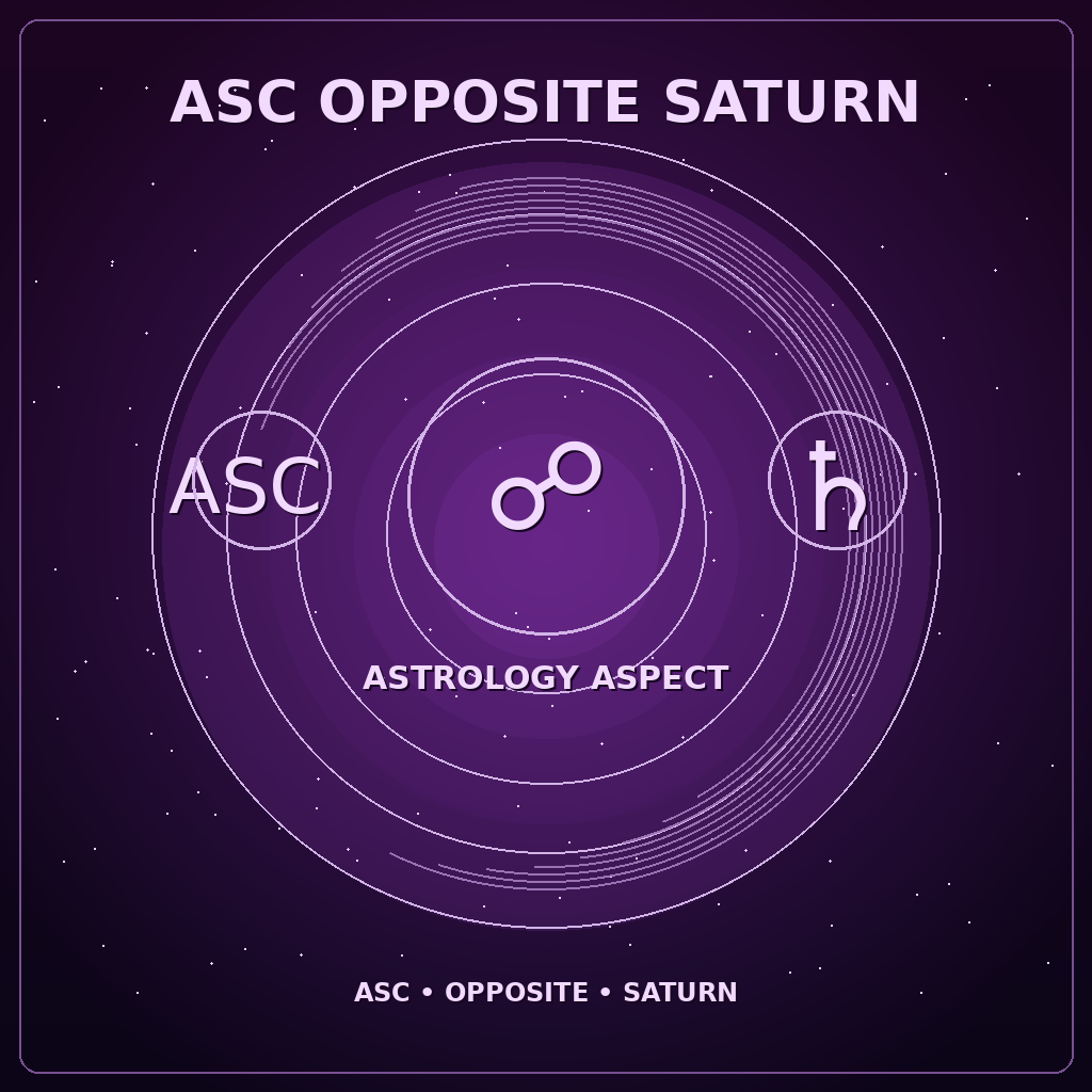 Ascendant Opposite Saturn