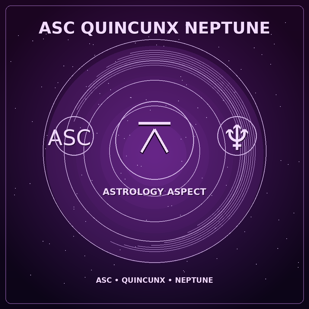 Ascendant Quincunx Neptune