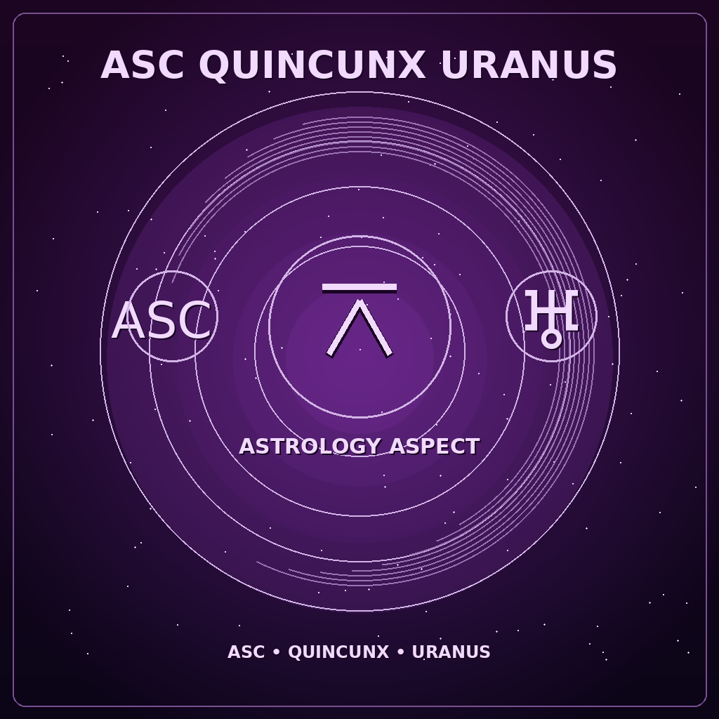 Ascendant Quincunx Uranus