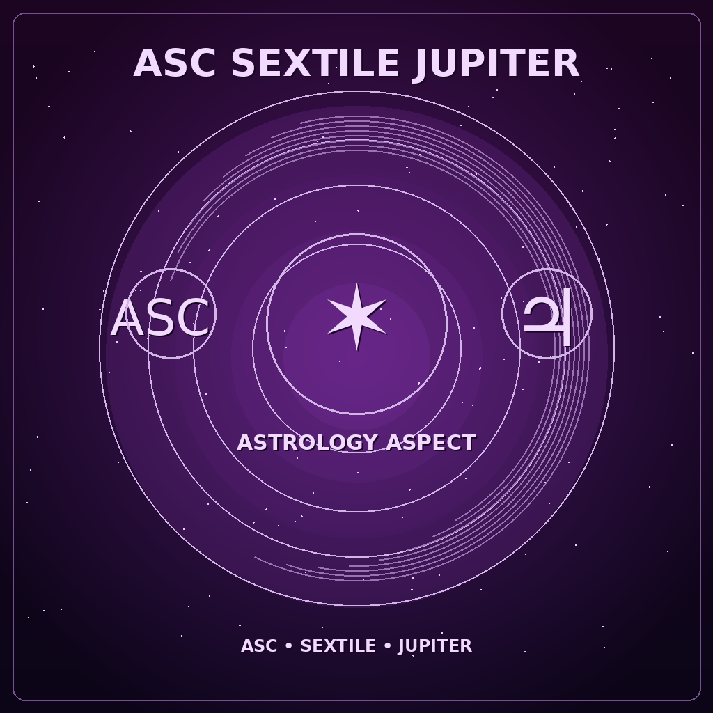 Ascendant Sextile Jupiter