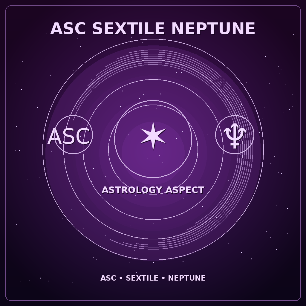 Ascendant Sextile Neptune