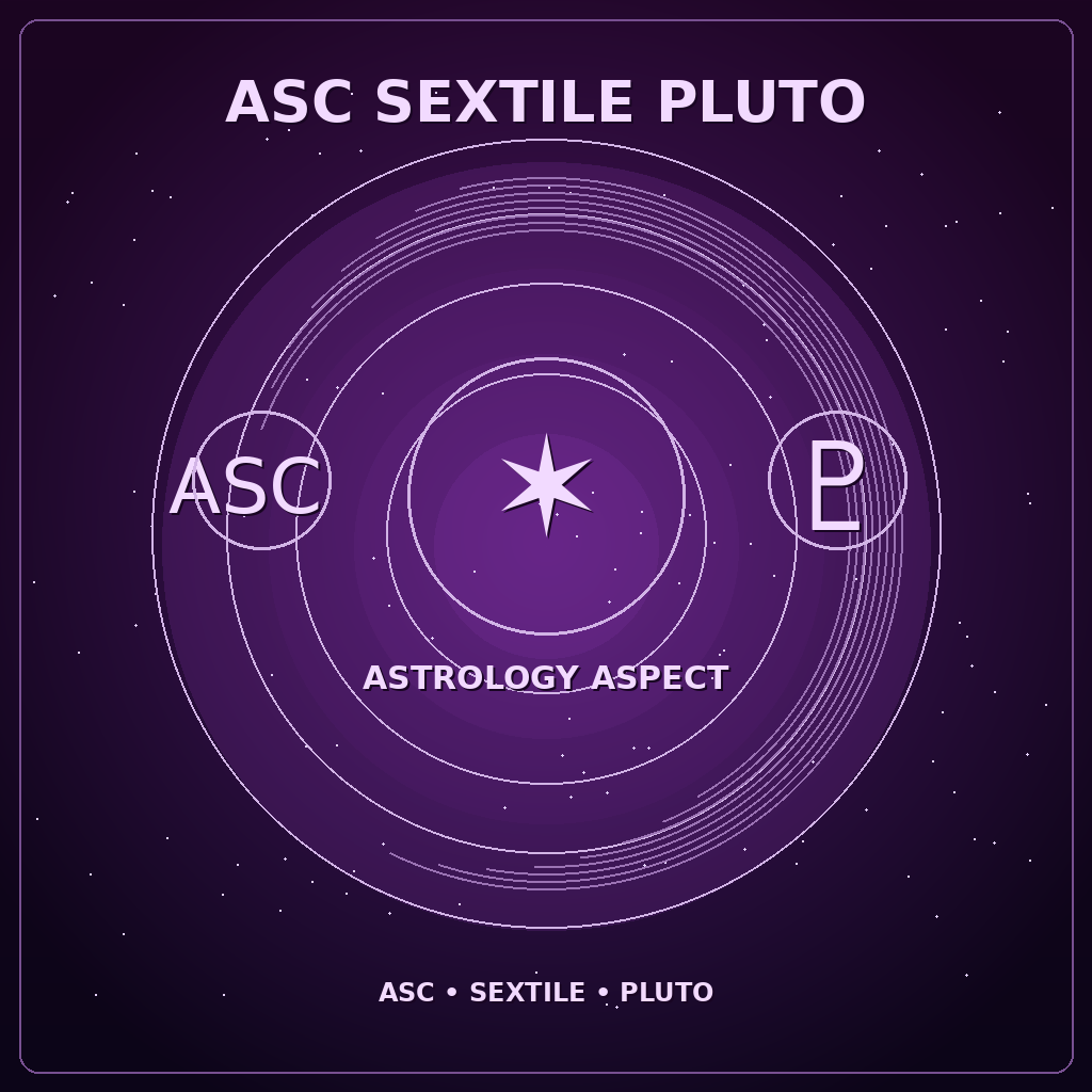 Ascendant Sextile Pluto