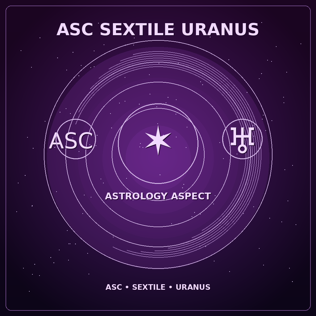 Ascendant Sextile Uranus