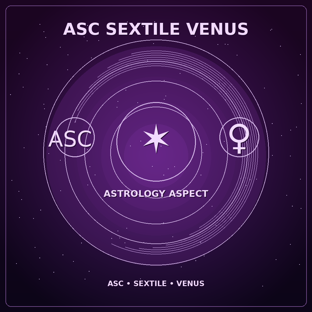 Ascendant Sextile Venus