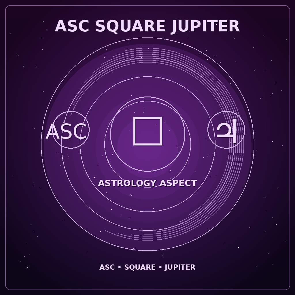 Ascendant Square Jupiter