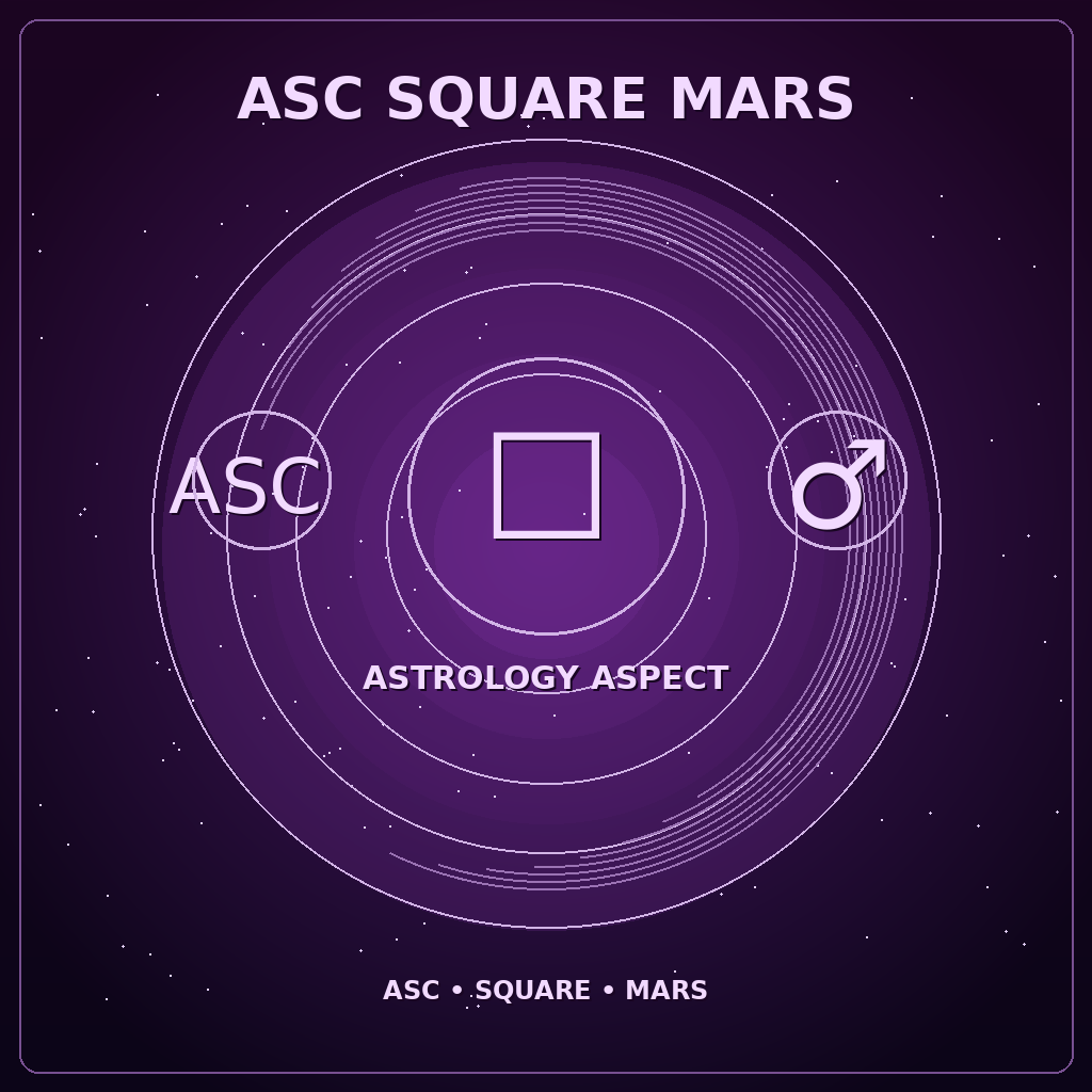 Ascendant Square Mars