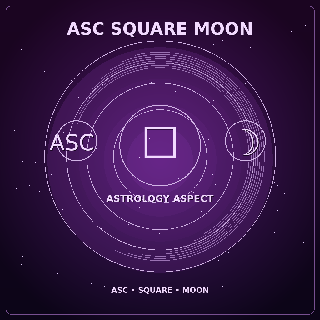 Ascendant Square Moon