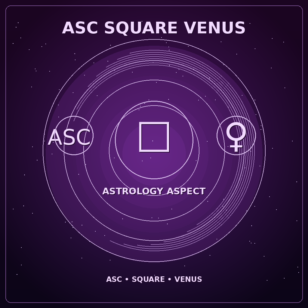 Ascendant Square Venus