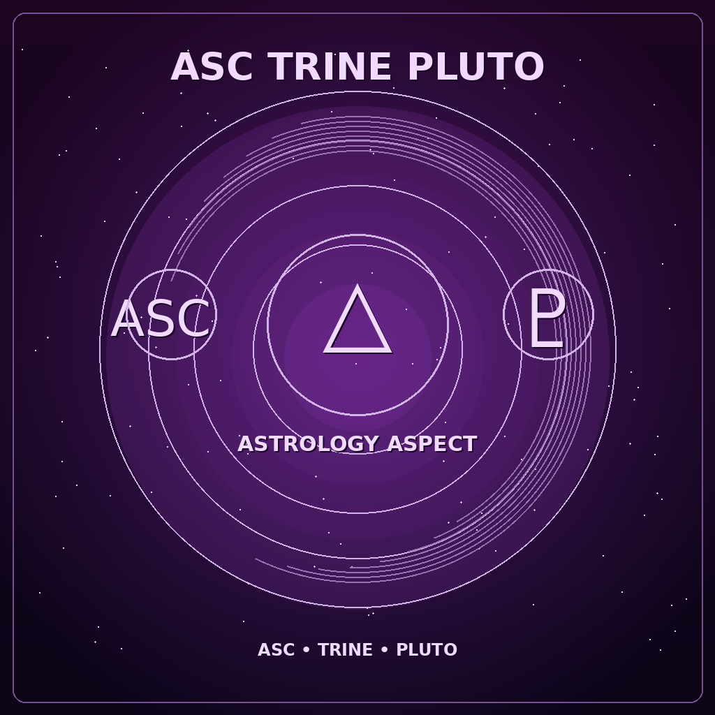 Ascendant Trine Pluto
