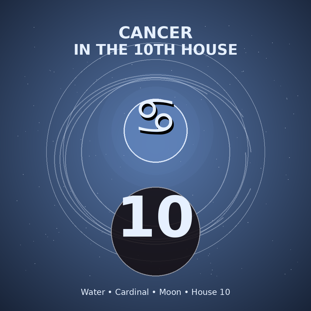 Cancer in the 10th House