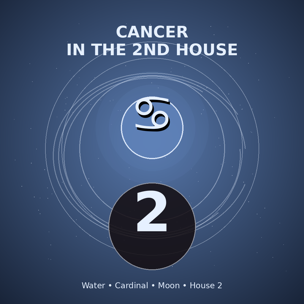 Cancer in the 2nd House