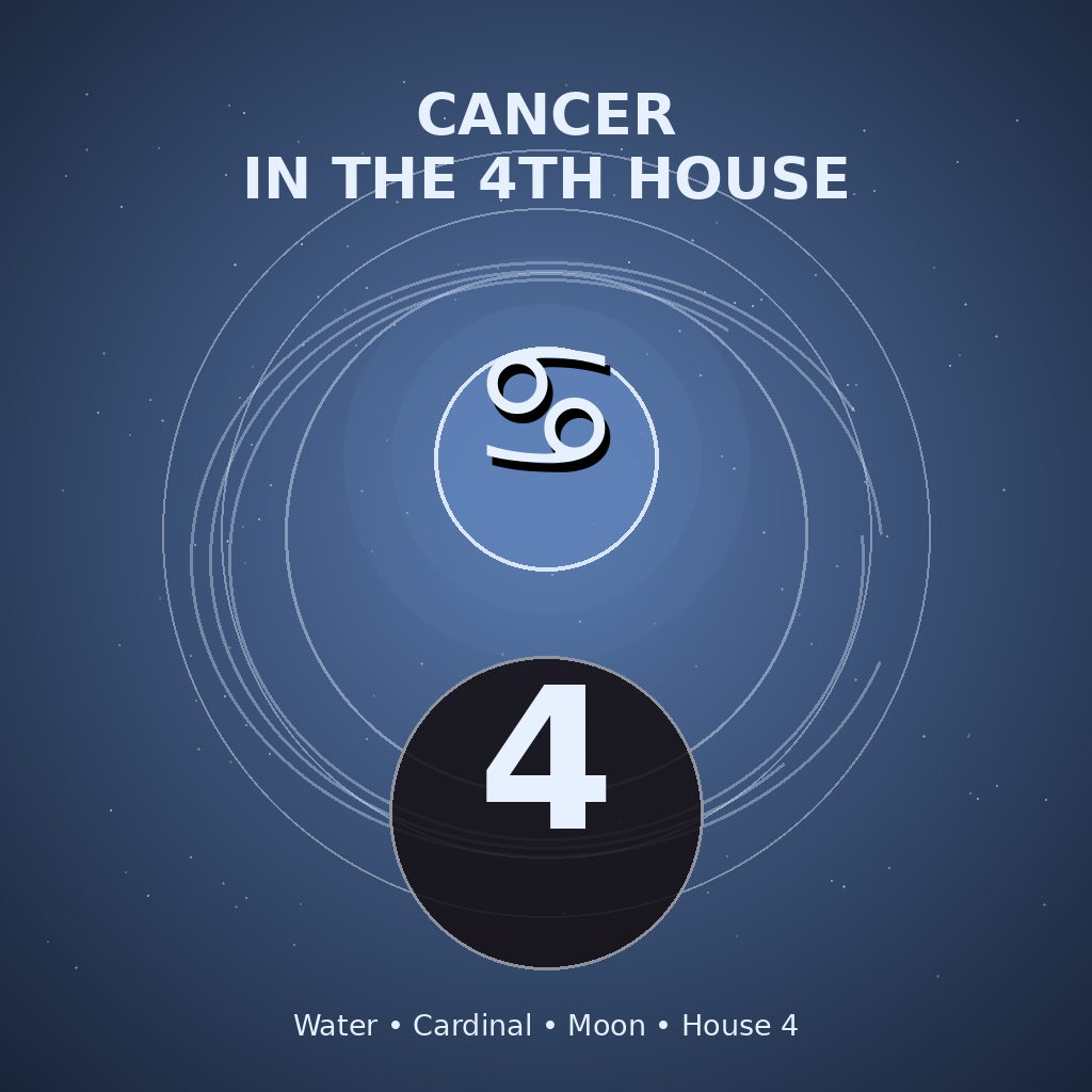 Cancer in the 4th House