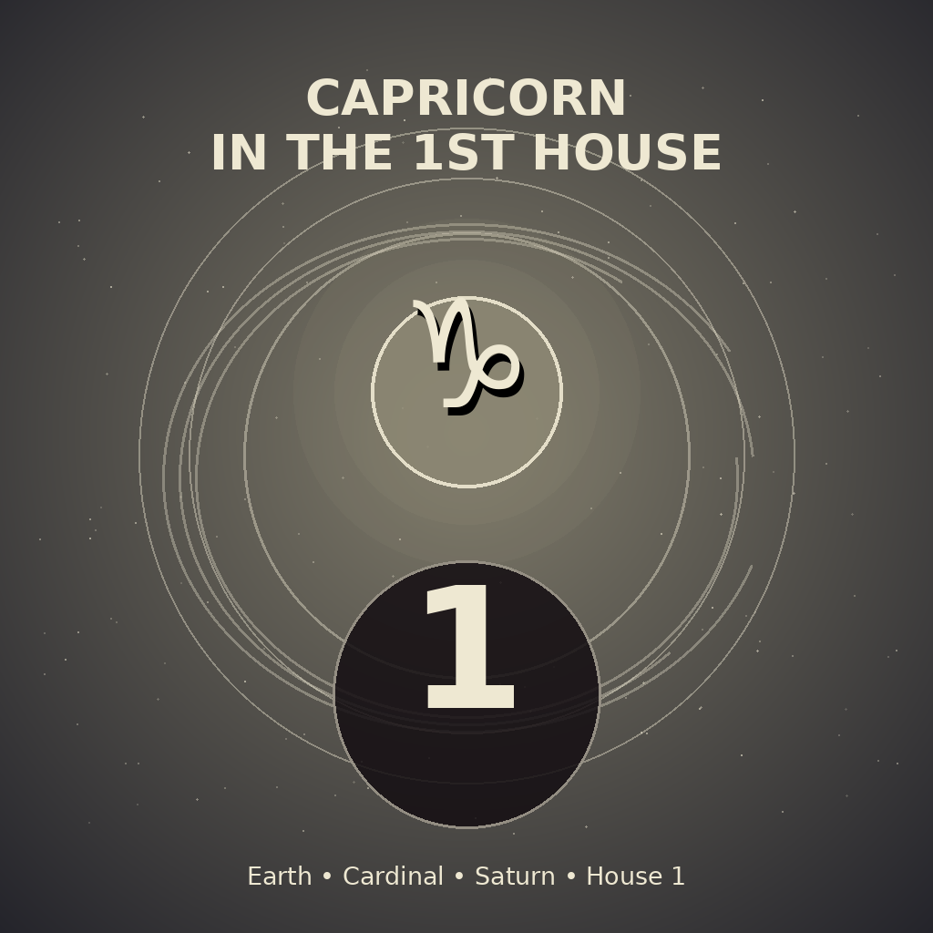 Capricorn in the 1st House