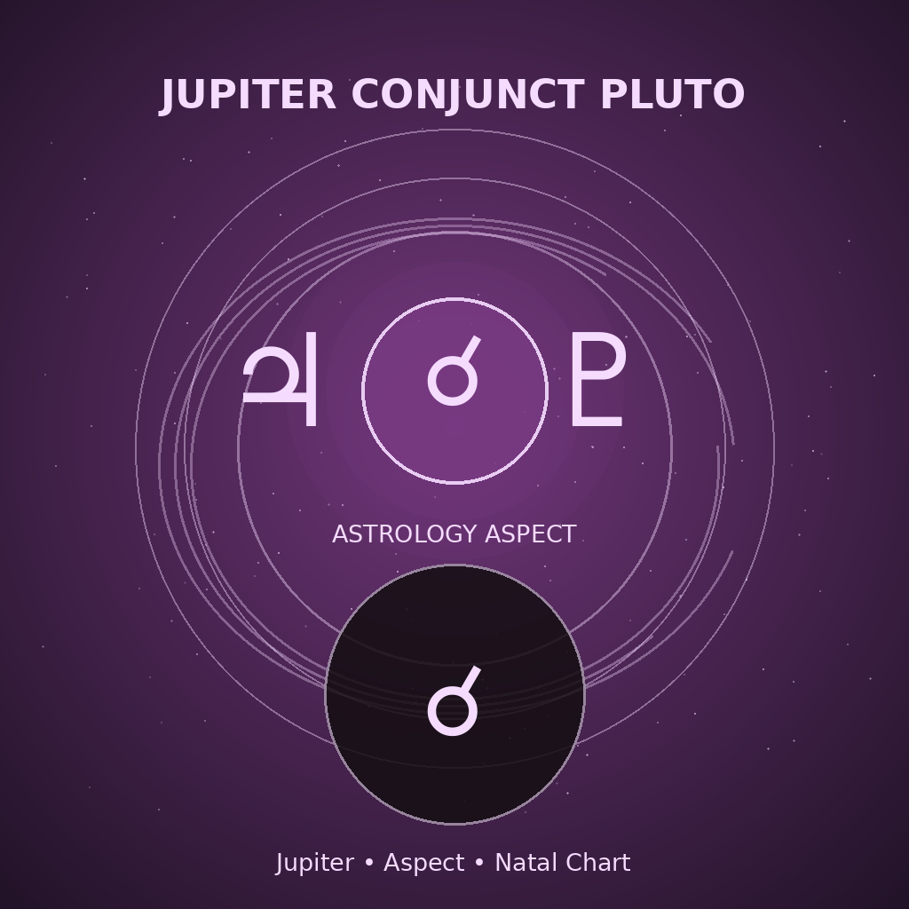 Jupiter Conjunct Pluto