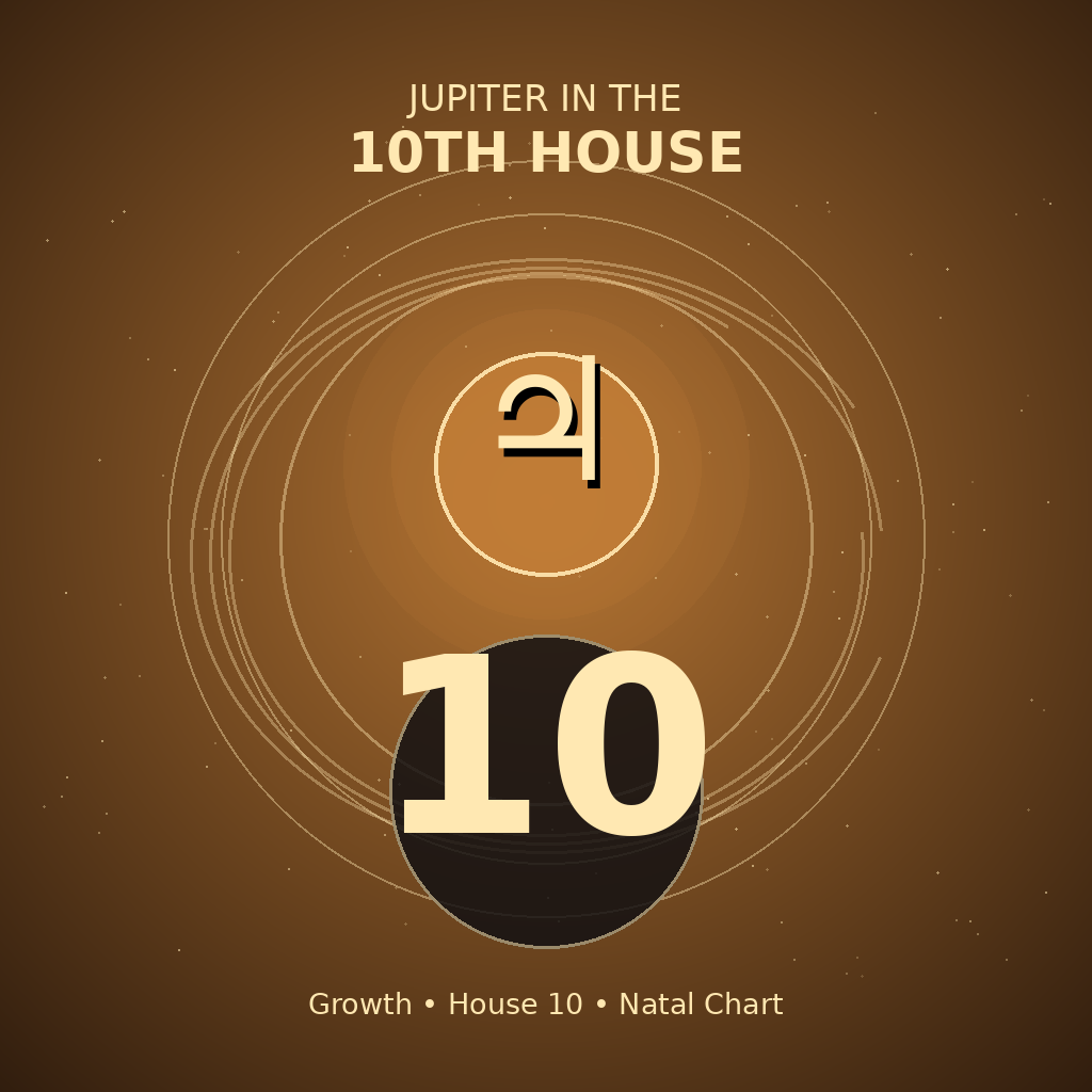 Jupiter in the 10th House