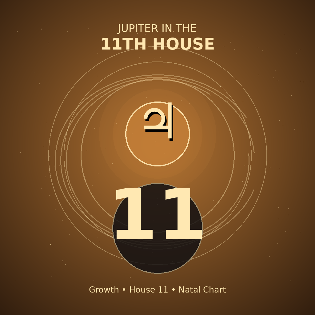 Jupiter in the 11th House