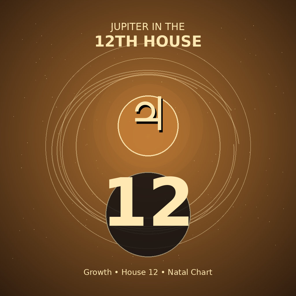 Jupiter in the 12th House