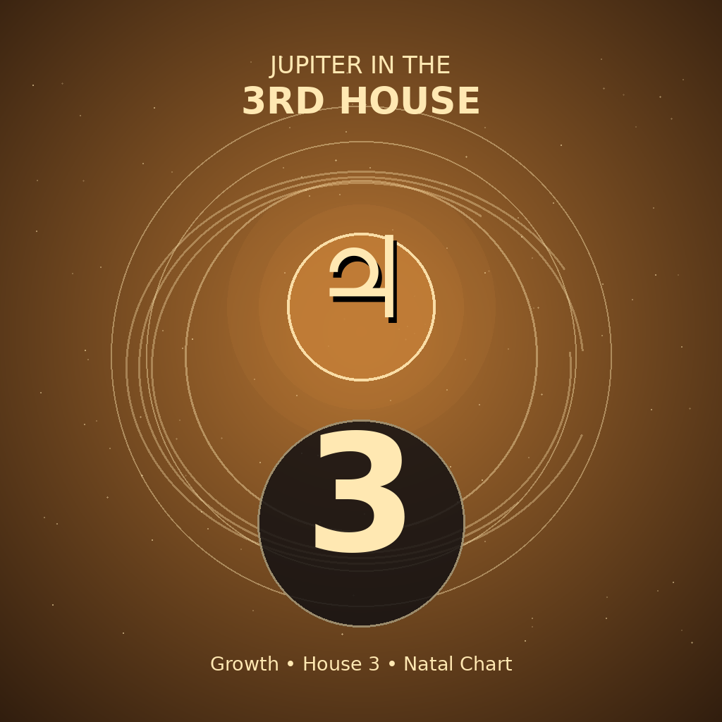 Jupiter in the 3rd House