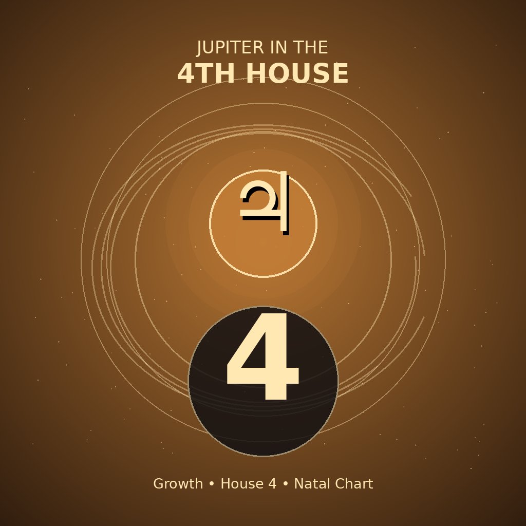 Jupiter in the 4th House