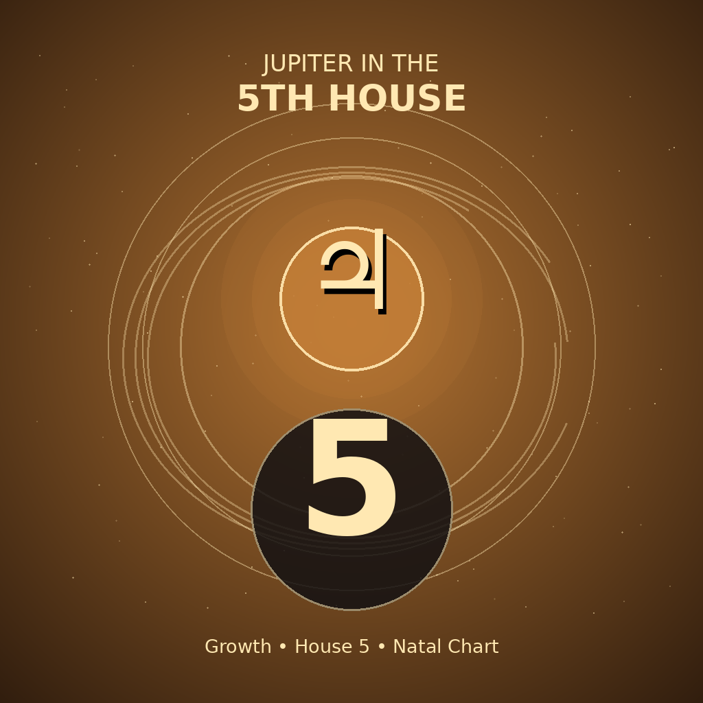 Jupiter in the 5th House