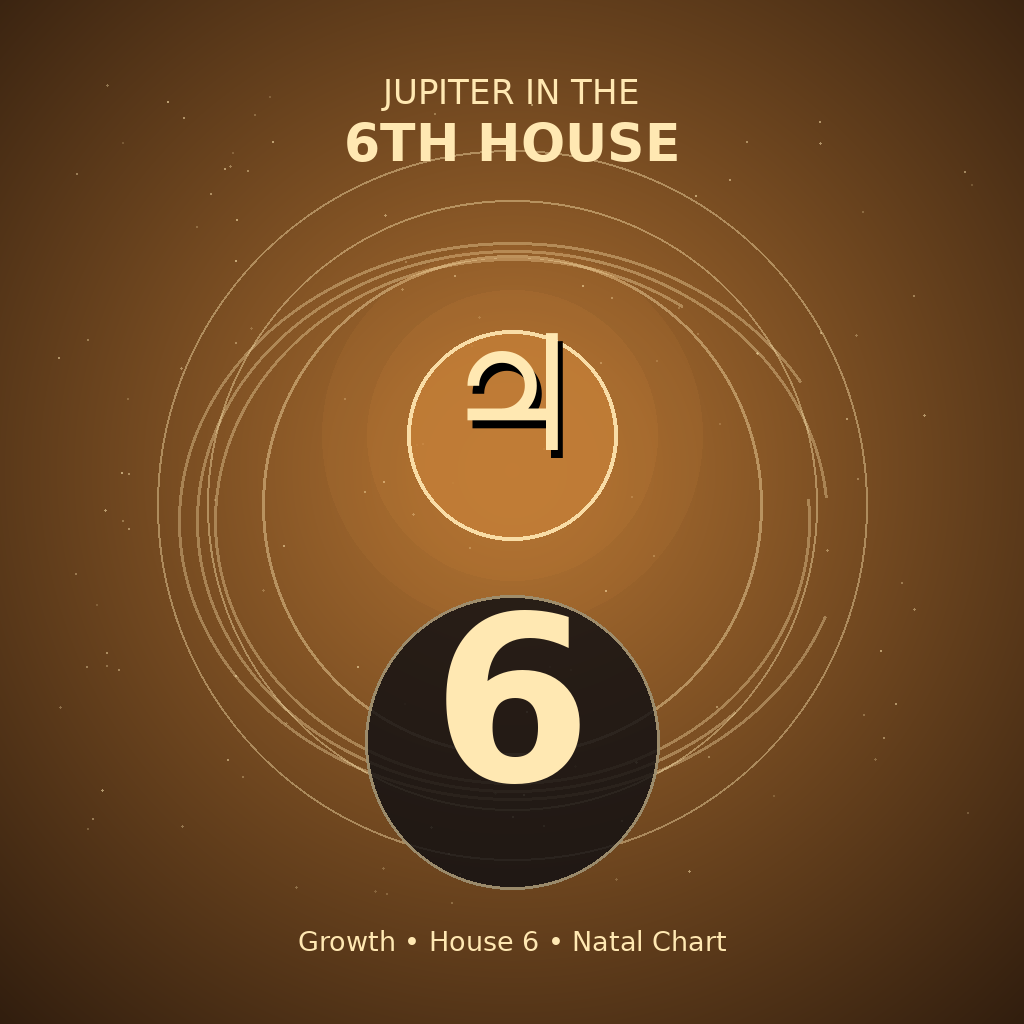 Jupiter in the 6th House