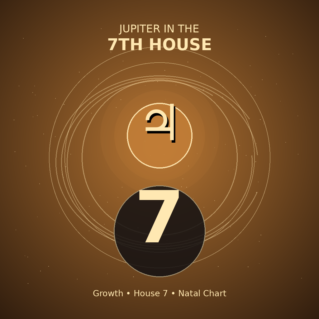 Jupiter in the 7th House
