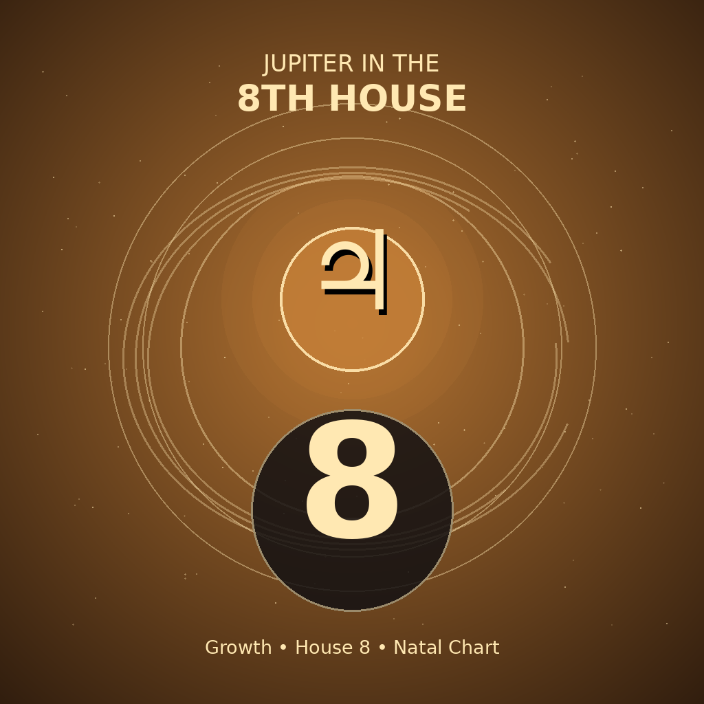 Jupiter in the 8th House