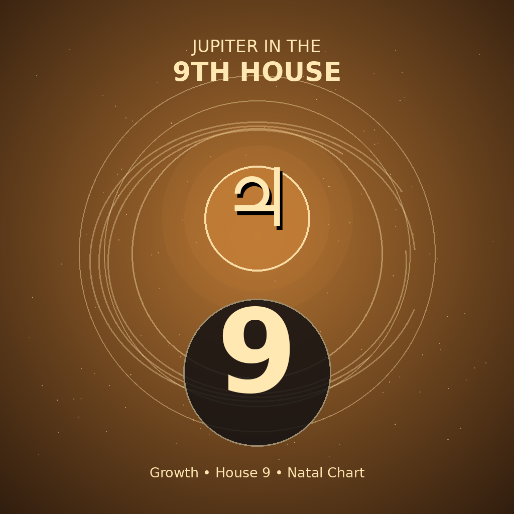 Jupiter in the 9th House