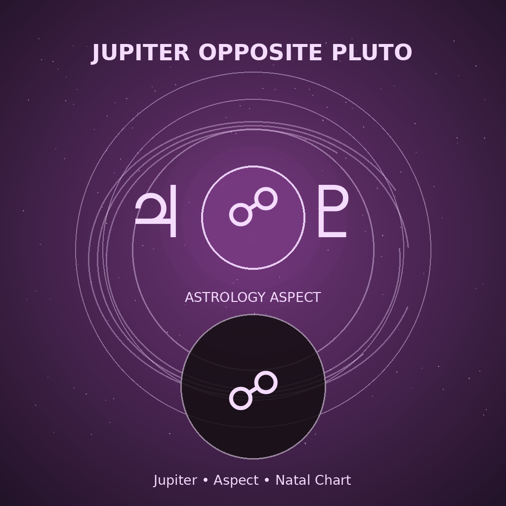 Jupiter Opposite Pluto