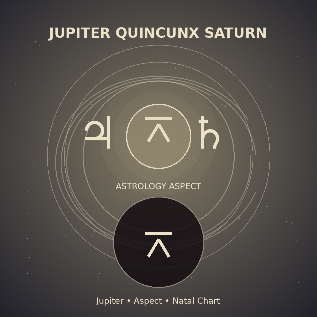 Jupiter Quincunx Saturn