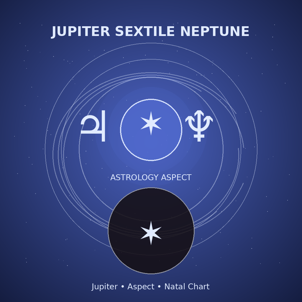 Jupiter Sextile Neptune